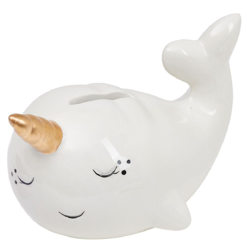 Tirelire enfant céramique blanc
