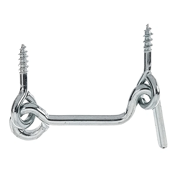 Sturmhaken, mit Ösen, Rohstahl, Silber
