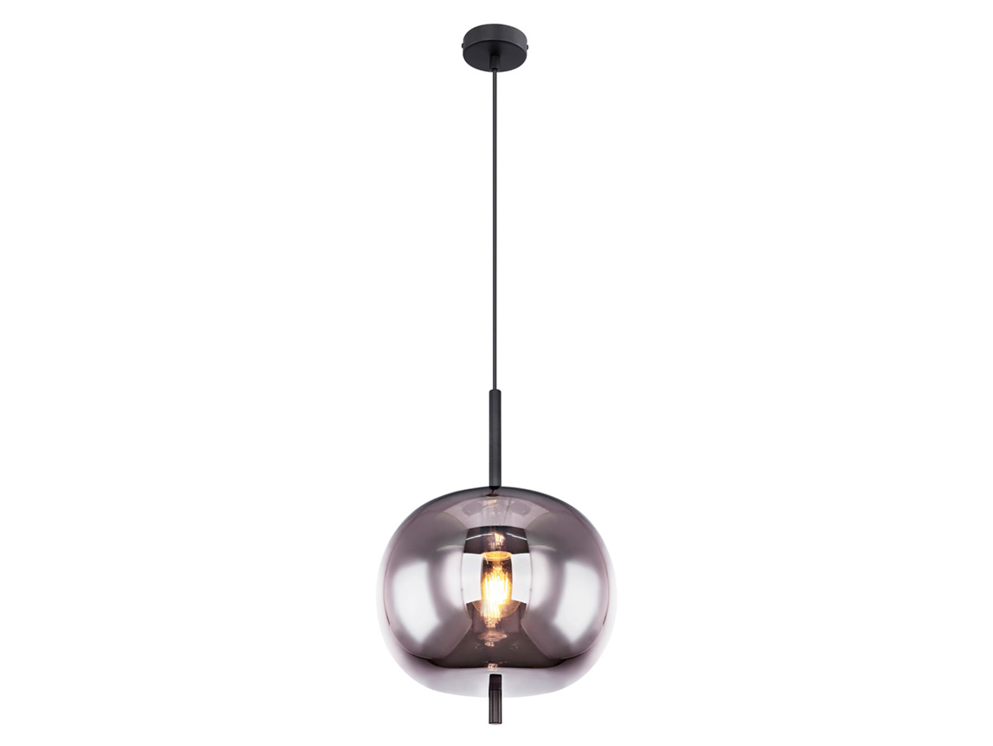 Lampa wisząca Blacky szklana czarna