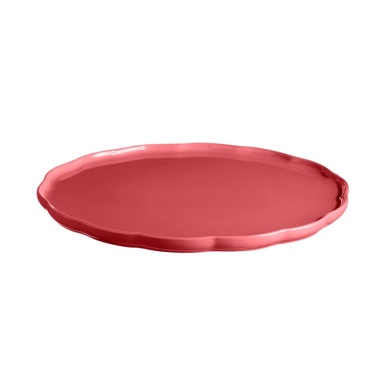 Emile Henry Madeleine Serveerschaal rond - Ø300mm - Rose Candy