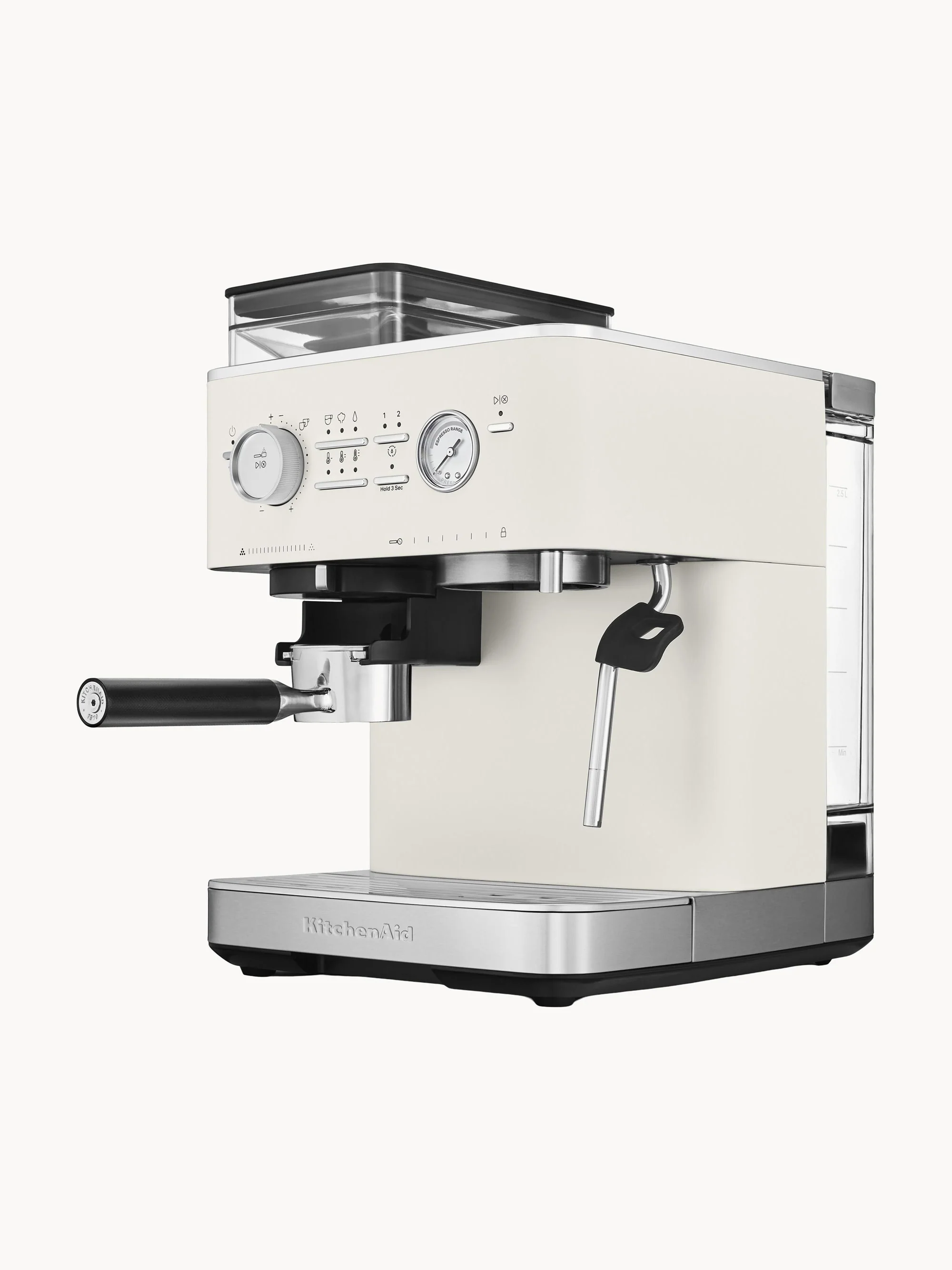 Kaffeemaschine Monochrome mit Siebträger