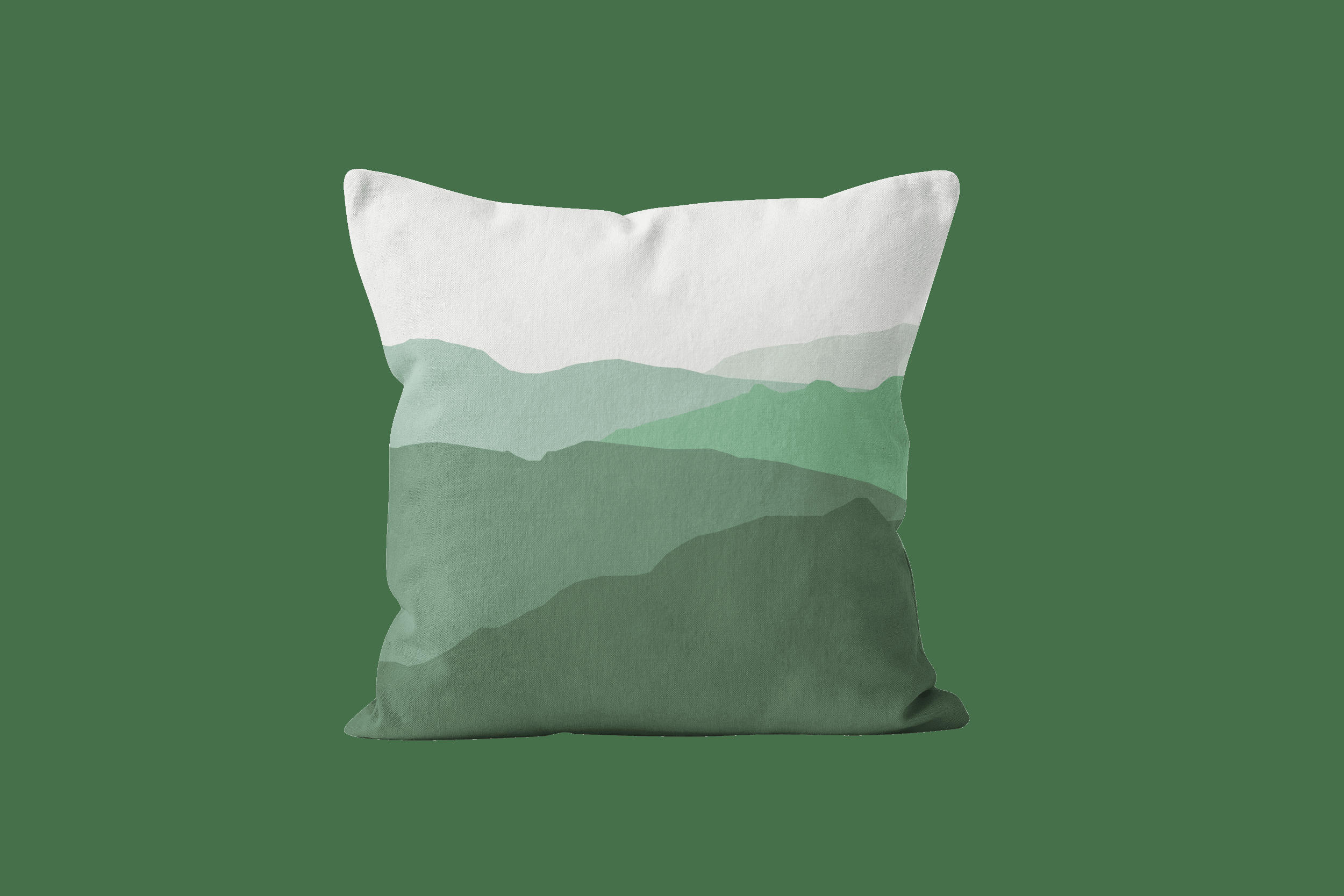 - Coussin velours vert 40x40cm