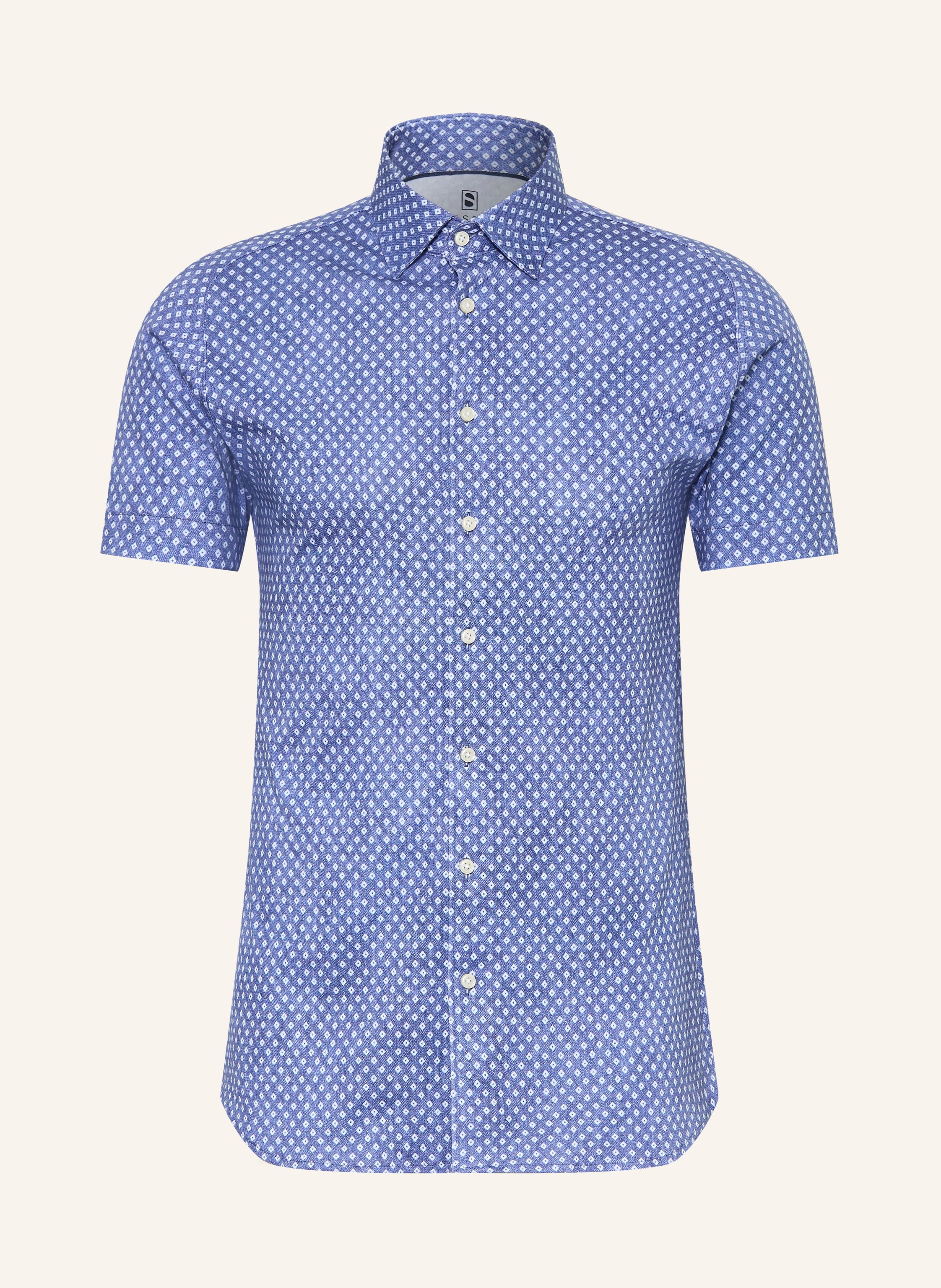 DESOTO Kurzarm-Hemd Slim Fit aus Jersey