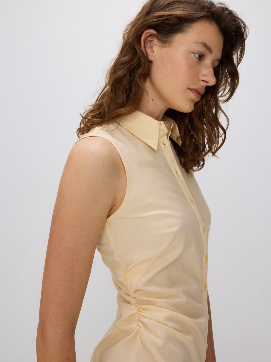 Midi Dress With Collar