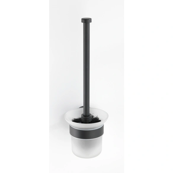 WC-Garnitur »Bosio black«, Edelstahl, schwarz