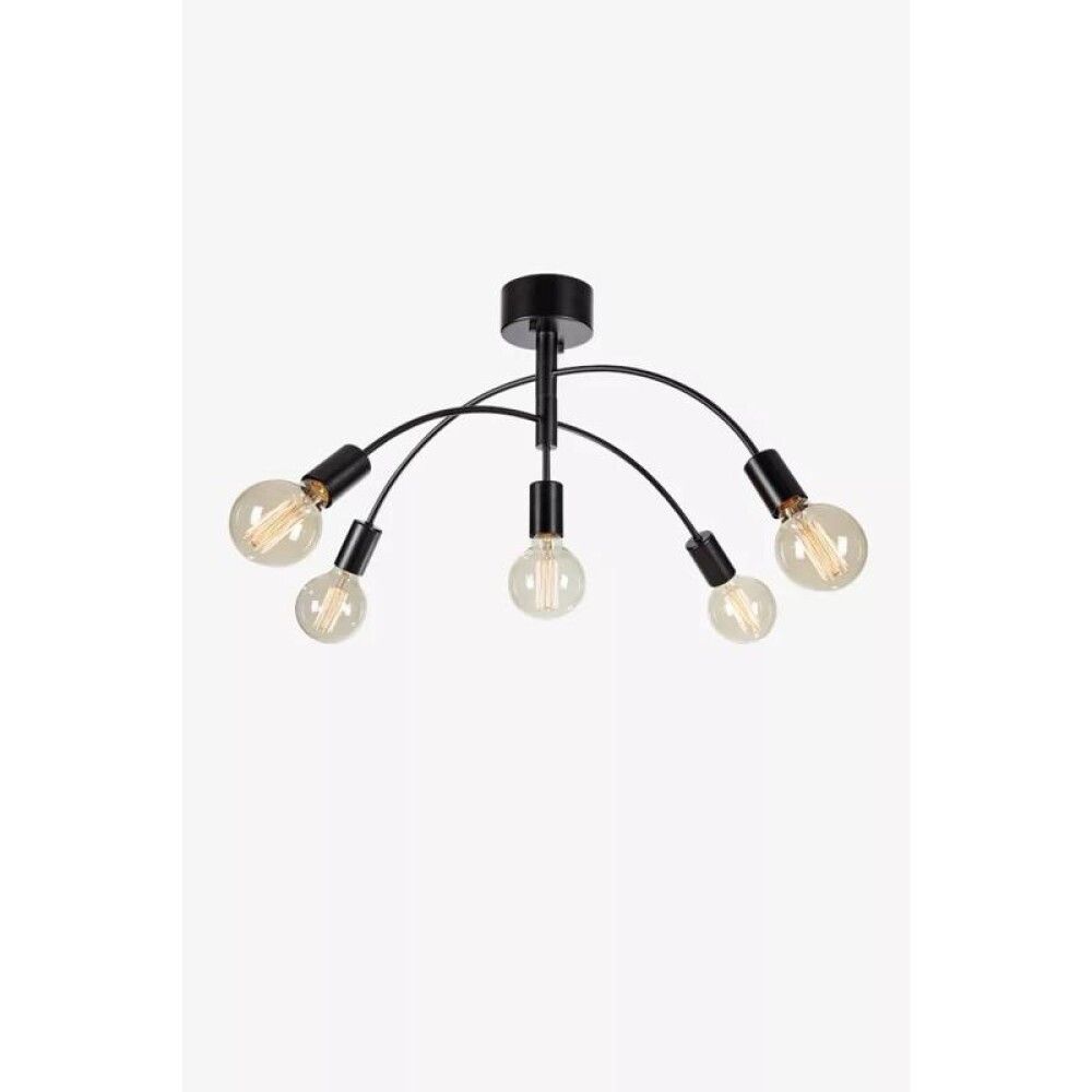 TAKLAMPE MARKSLÖJD CYGNUS 5 SVART