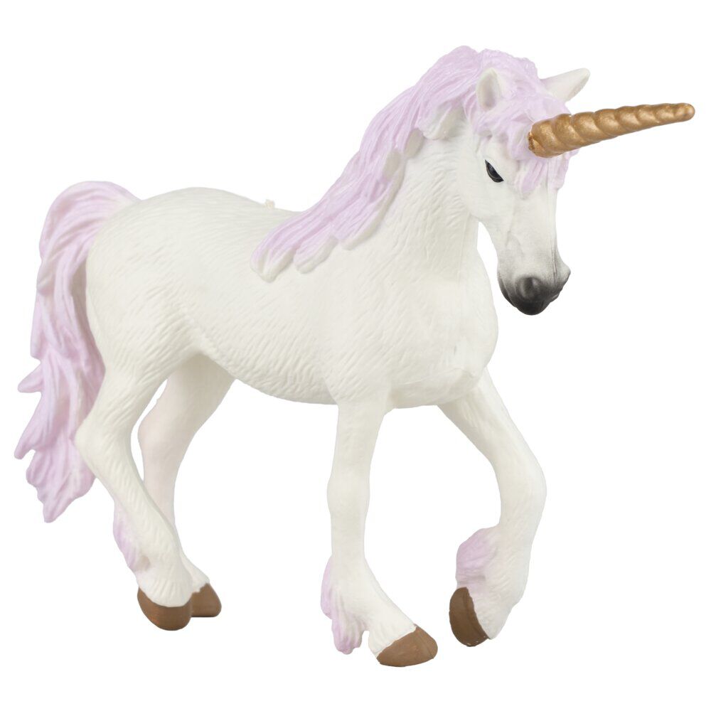 Figurine licorne ou griffon créature fantastique blanc 14x4,5xH10cm (2 modèles)
