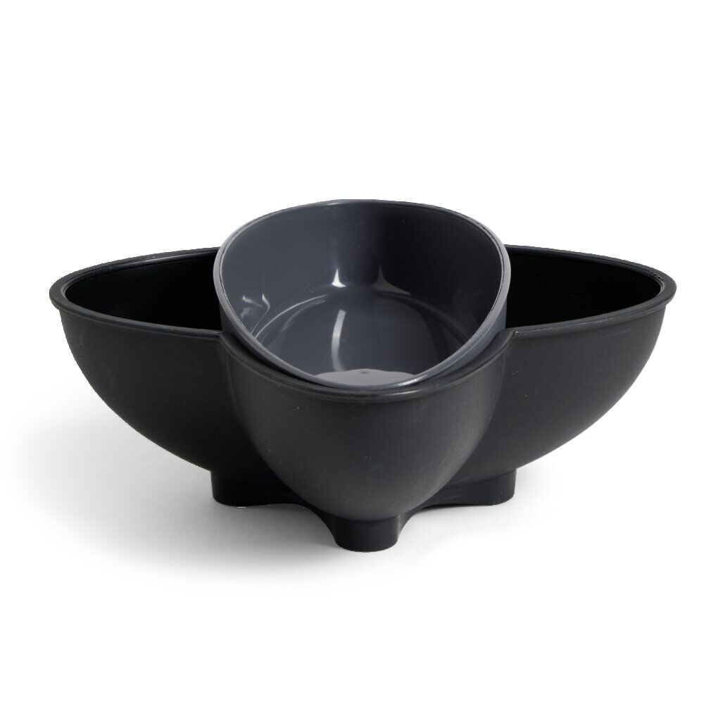 Bol apéritif avec poubelle gris