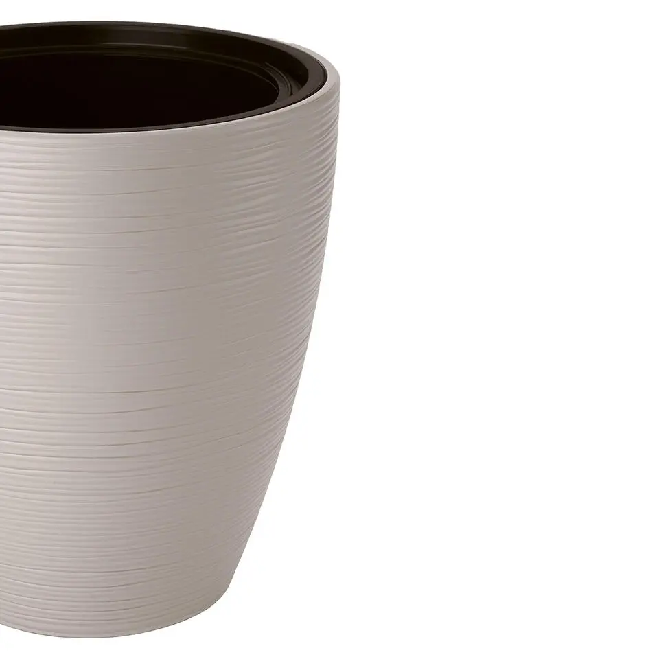 Form Plastic Plantenpot/bloempot - kunststof - grijs - 30 x 32 cm