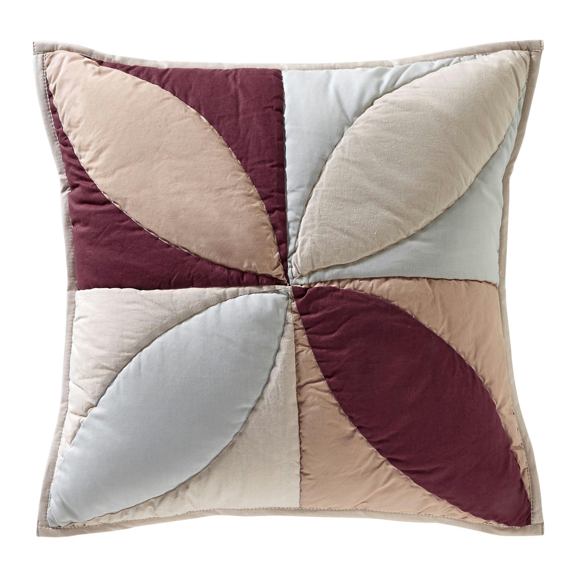 PATCHY - Housse de coussin 40x40 multicolore en coton 100 g/m²