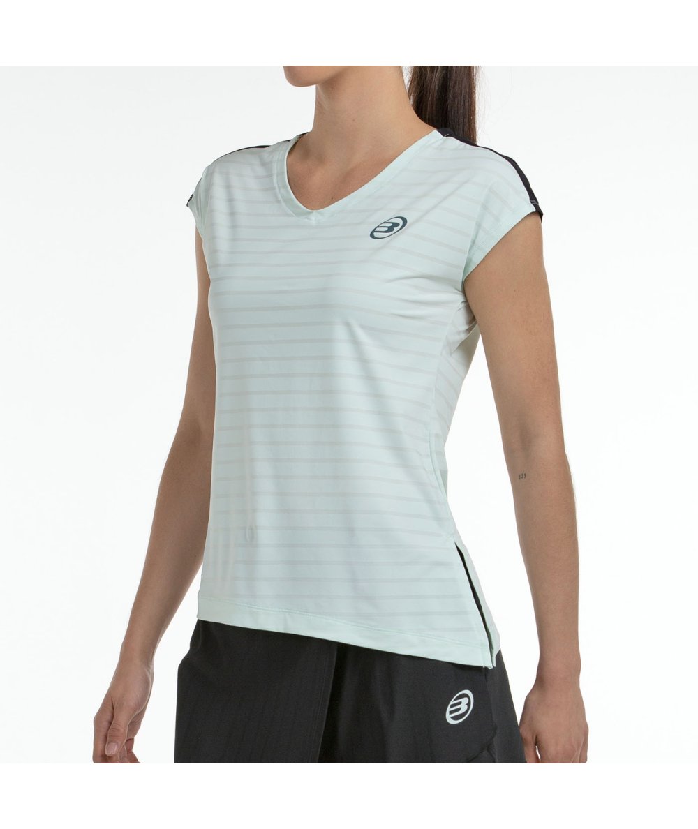 CAMISETA BULLPADEL ADOROS VERDE AGUA TEJ.BICOLOR
