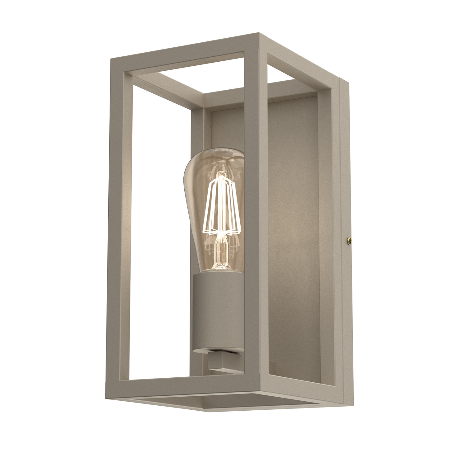 Kinkiet kremowy Frame 1xE27x15W wym:30x15x17cm IP20 Luminex