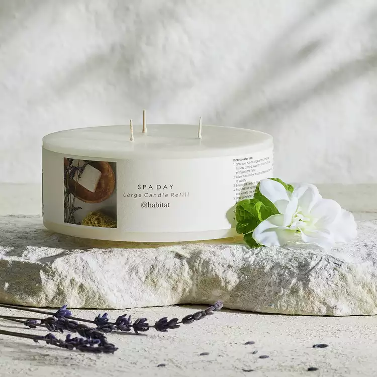 Habitat Wax Candle Refill - Spa Day