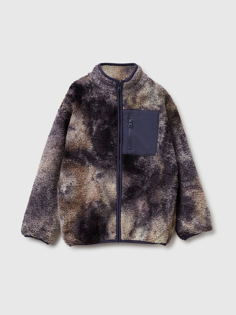 Sweatshirt in faux fur