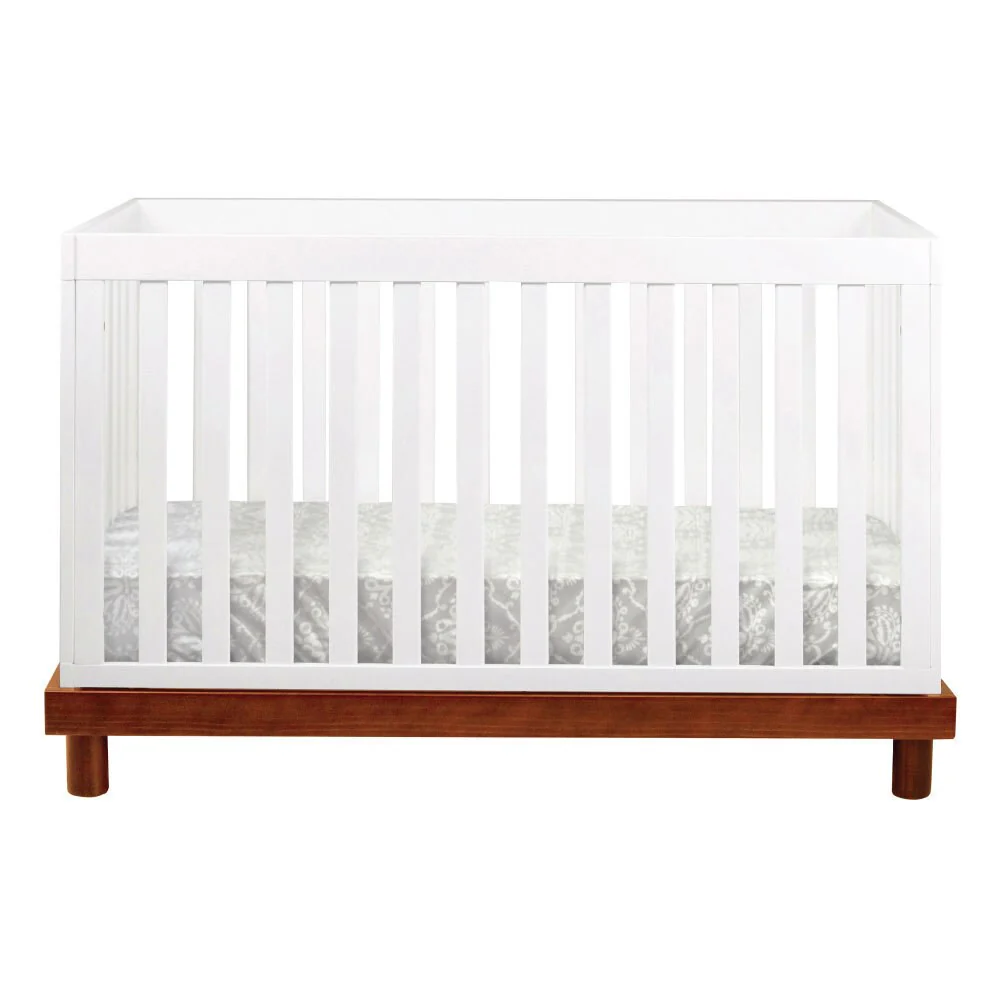 Baby Mod Olivia 3-in-1 Convertible Crib w/ Toddler Bed Conversion Kit