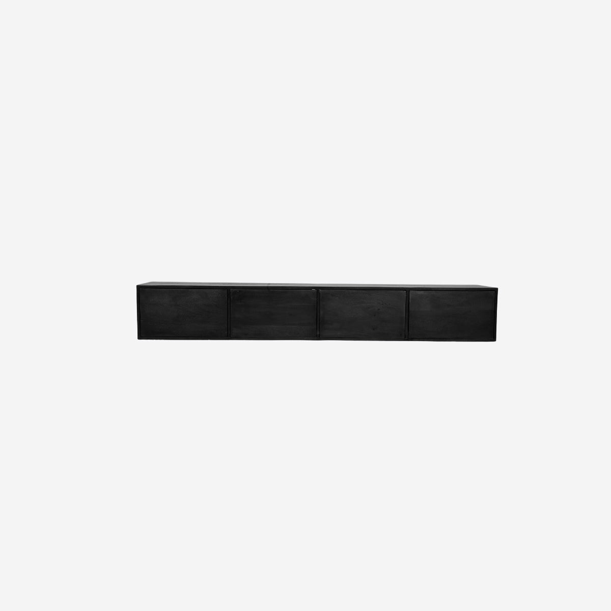 StarFurn Zwevend Tv-meubel Vision - Zwart Hout - 240x35x30cm