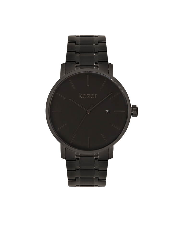 Graphite minimal style watch