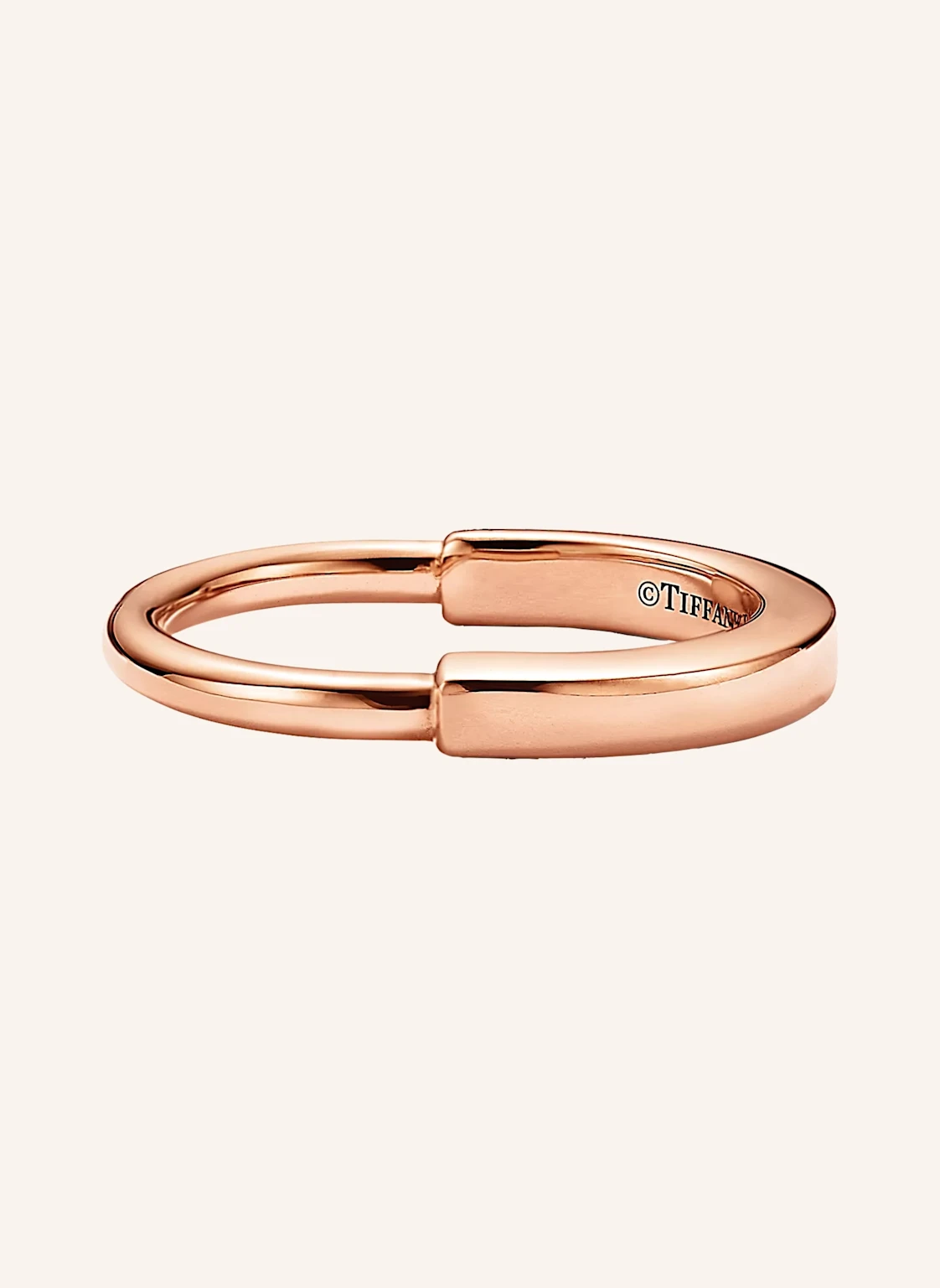 TIFFANY & Co. Ring TIFFANY LOCK aus 18 Karat Roségold