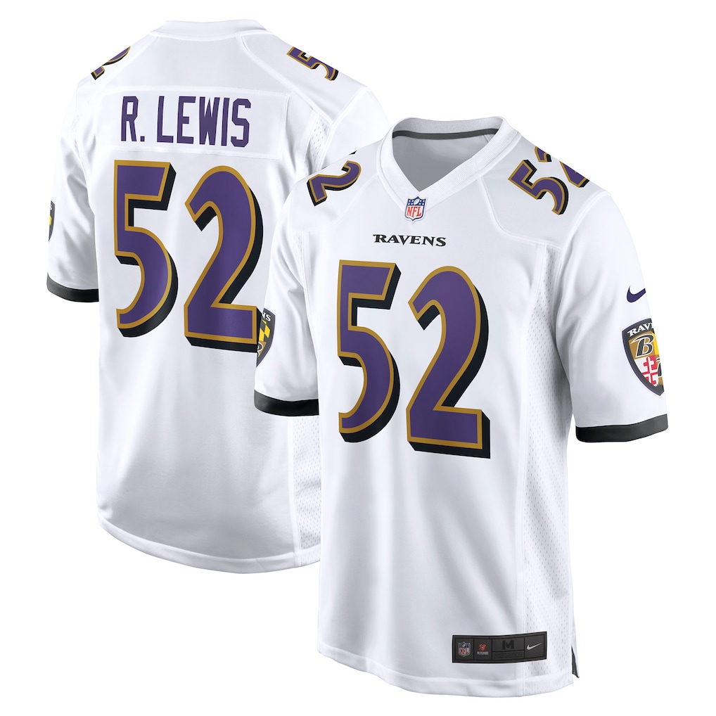 Ray Lewis Baltimore Ravens Nike Retired Player Jersey - White