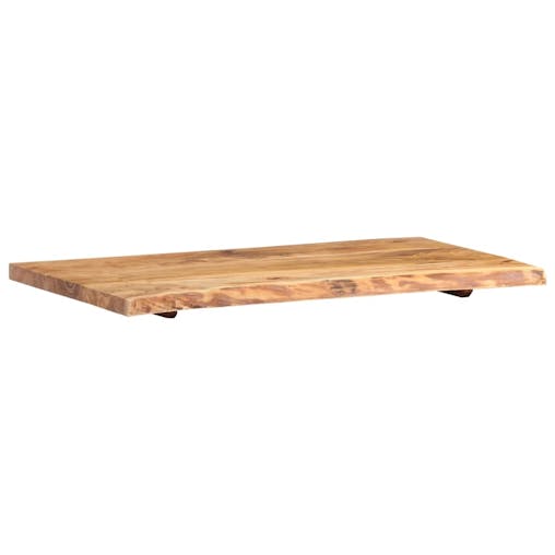 NNEVL Bathroom Vanity Top Solid Acacia Wood 100x55x3.8 cm
