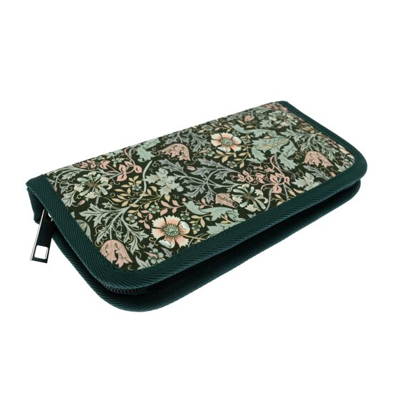 Floral Wood Block Crochet Hook Case