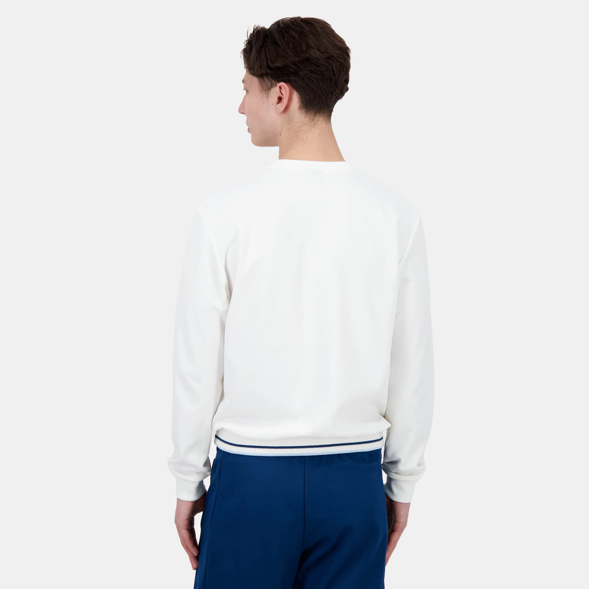 2510645-HERITAGE LF Crew Sweat N°1 M marshmallow | Sweat col rond Homme