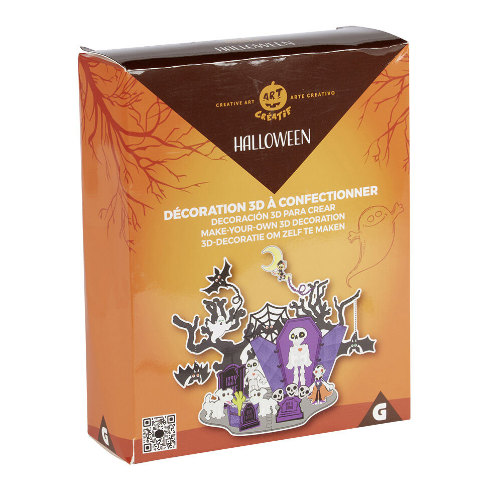 Décoration 3D à confectionner maison Halloween