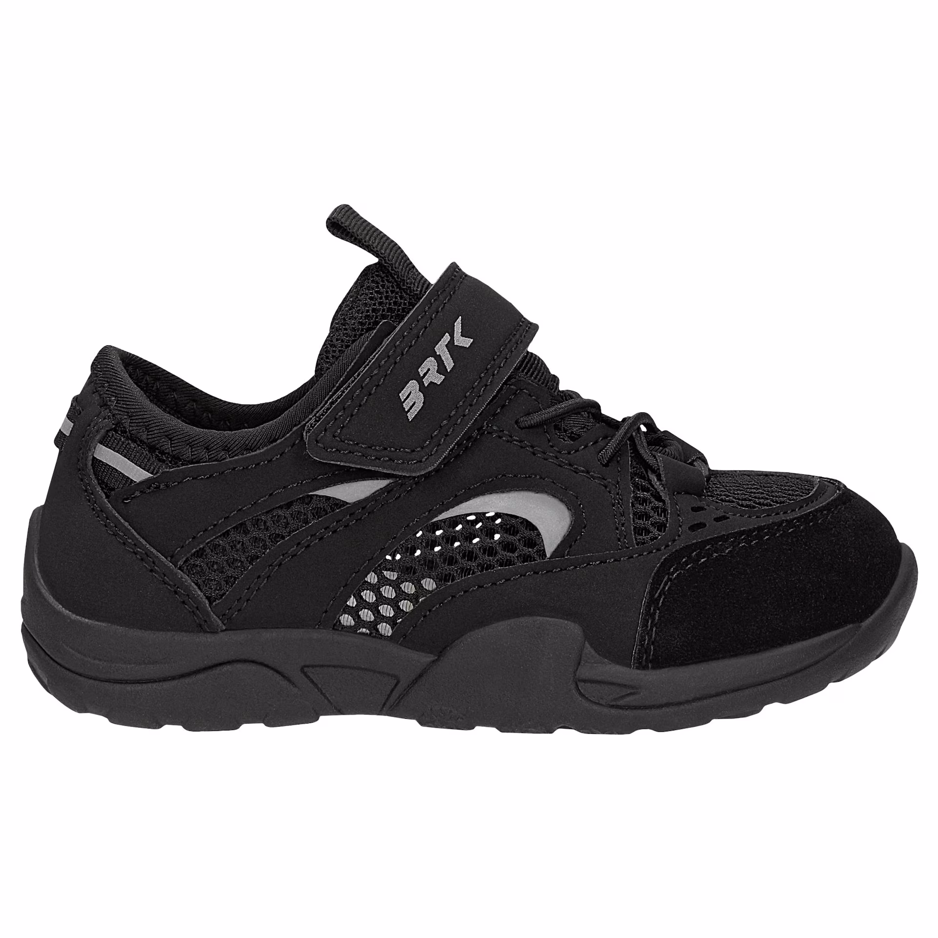 Czarne sneakersy barefoot z elastycznymi sznurowadłami BARTEK 87023-11