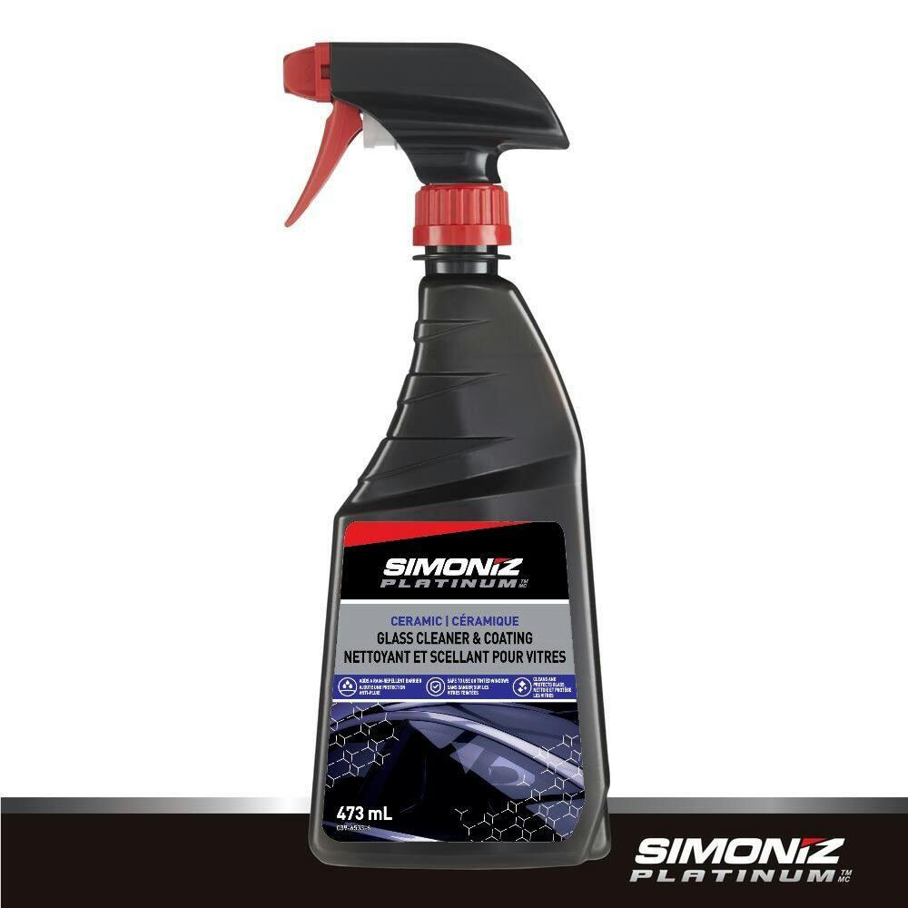 SIMONIZ Platinum Ceramic Auto Glass Cleaner Spray, 473-mL