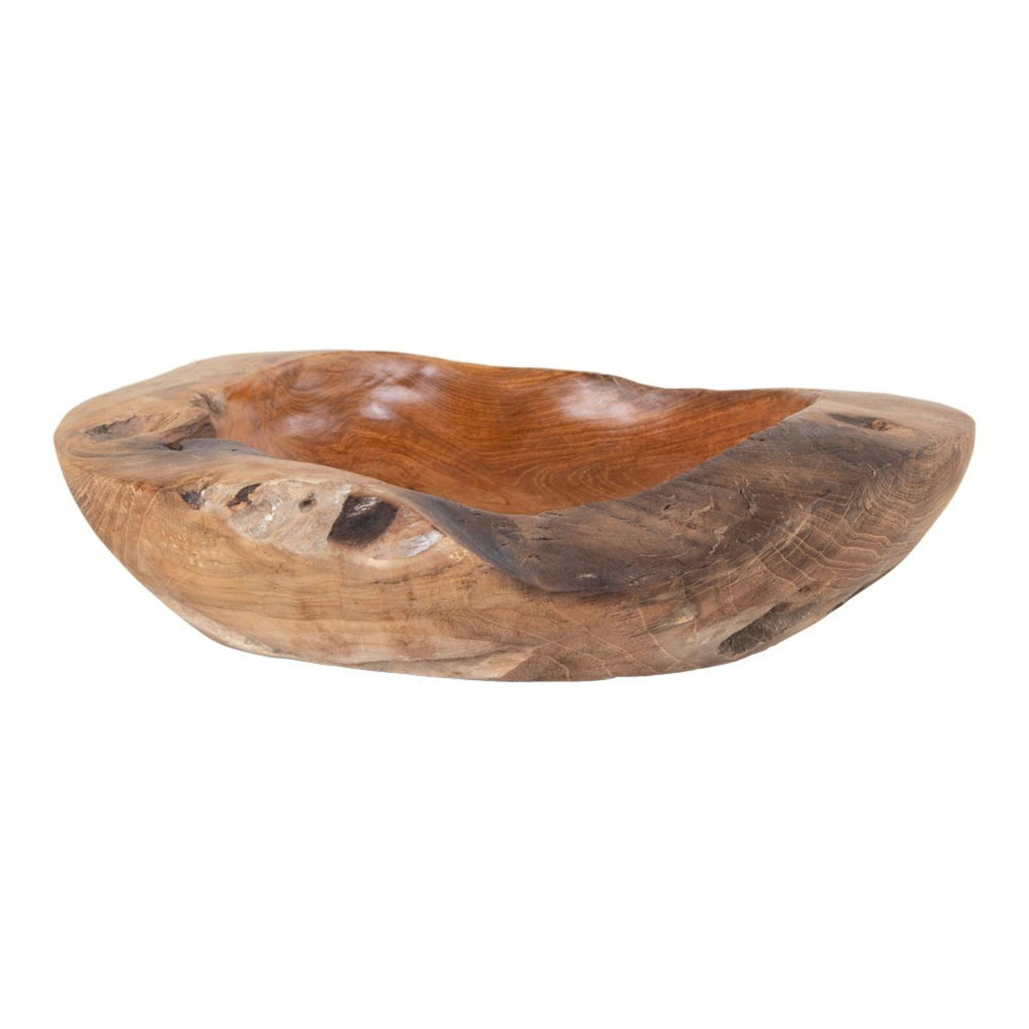 Coupe décorative bois forme organique ø30 cm ARIZONA
