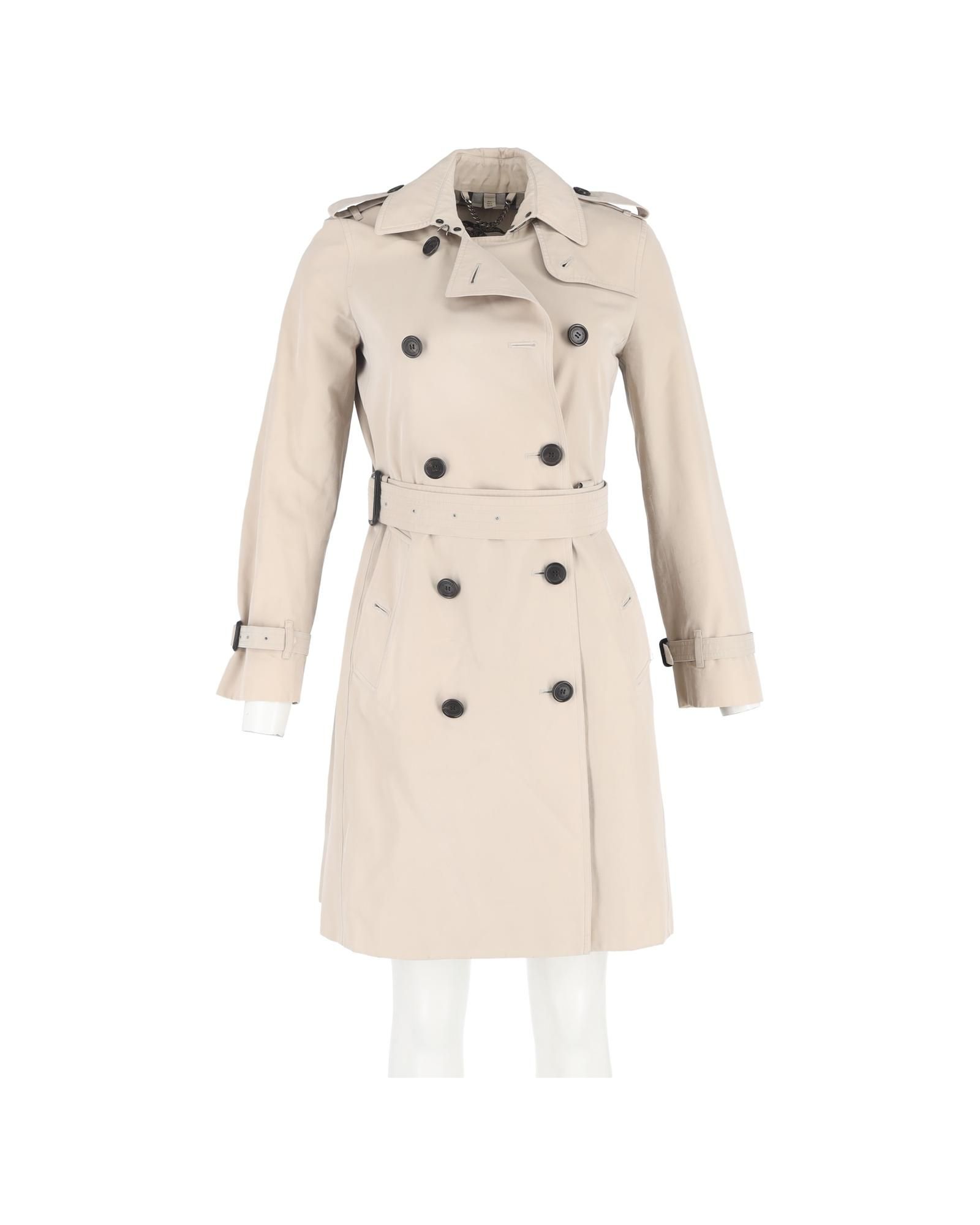 Burberry Preloved Classic Trench Coat Wo - Beige