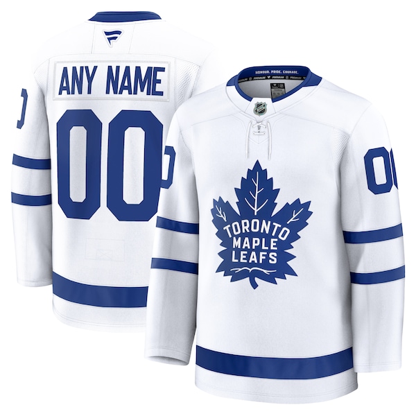 Toronto Maple Leafs  Away Premium Custom Jersey - White/Blue/Black