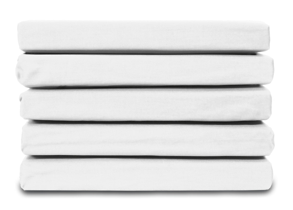 Ten Cate hoeslaken - 100% katoensatijn - 160x200 - wit