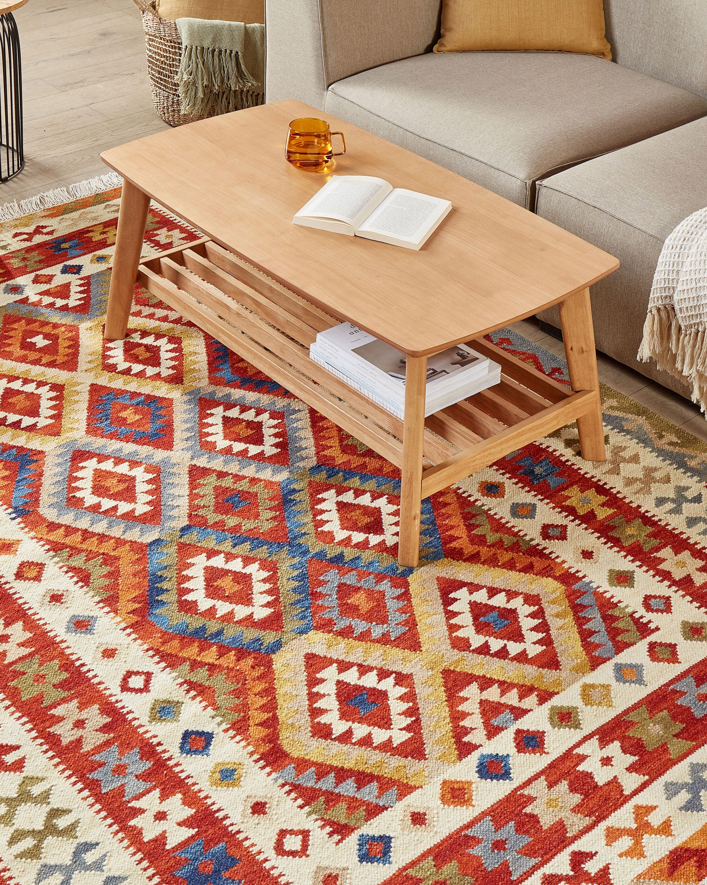 Rug OSHAKAN Multicolour 160 x 230 cm Wool Kilim