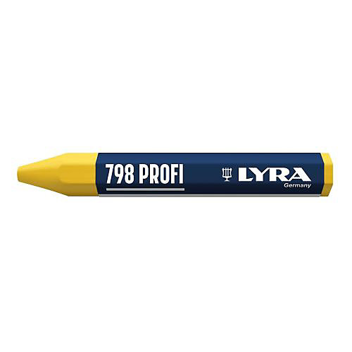 Boite de 12 craies à la cire 95 x 12 jaunes - LYRA - L4880007