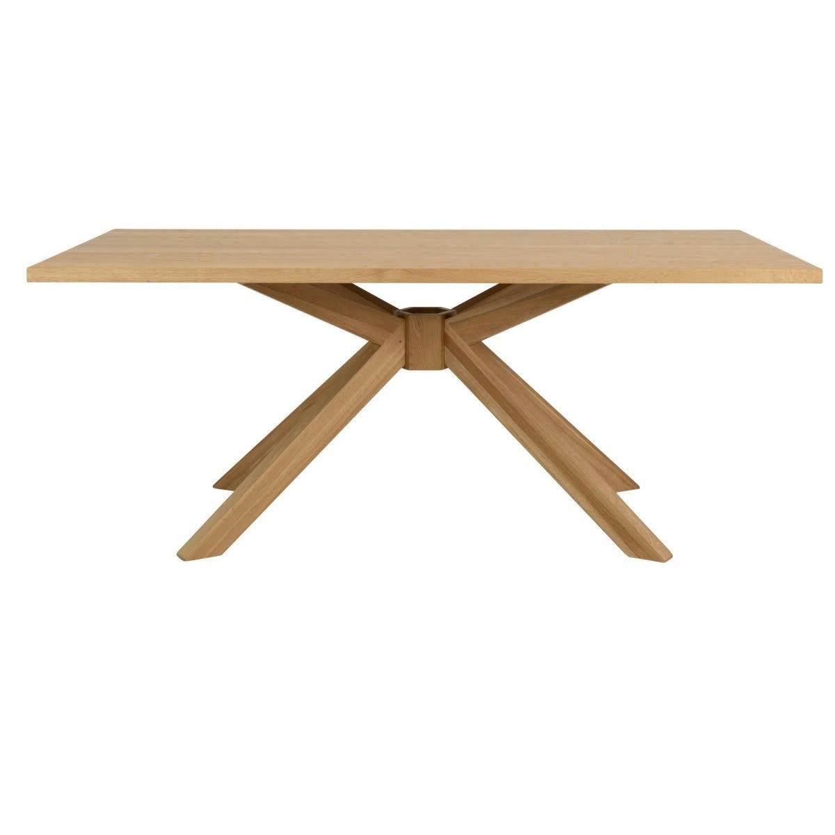 ANNA - Table à manger en bois pieds étoile ANNA