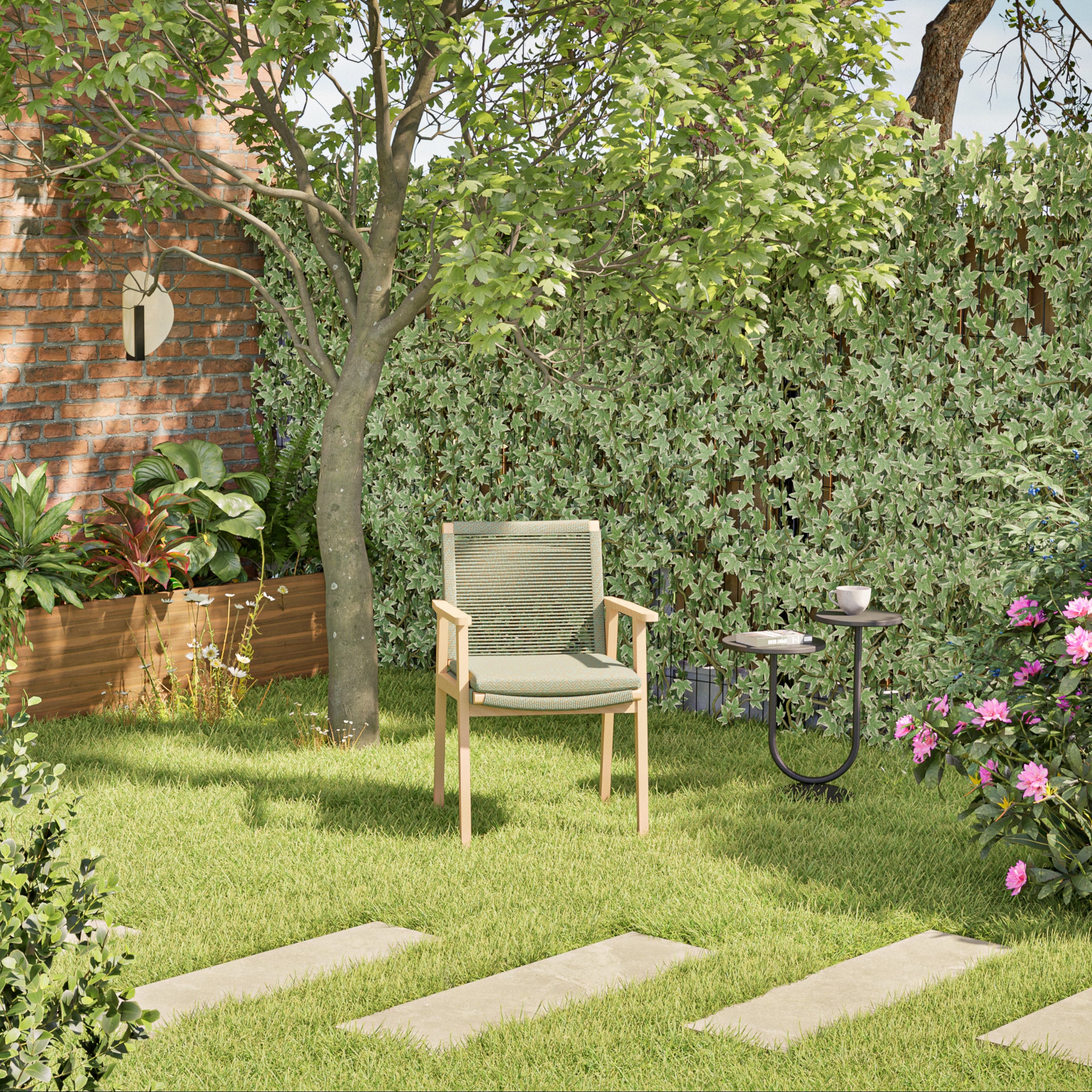 by fonQ Seat Tuinstoel - Olijfgroen