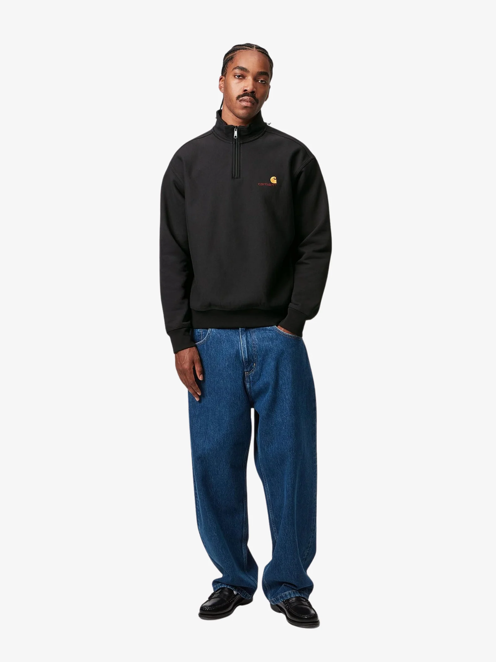 Half Zip American Script Sweat