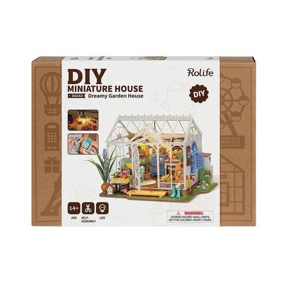 Rolife Dreamy Garden House Miniature House Kit