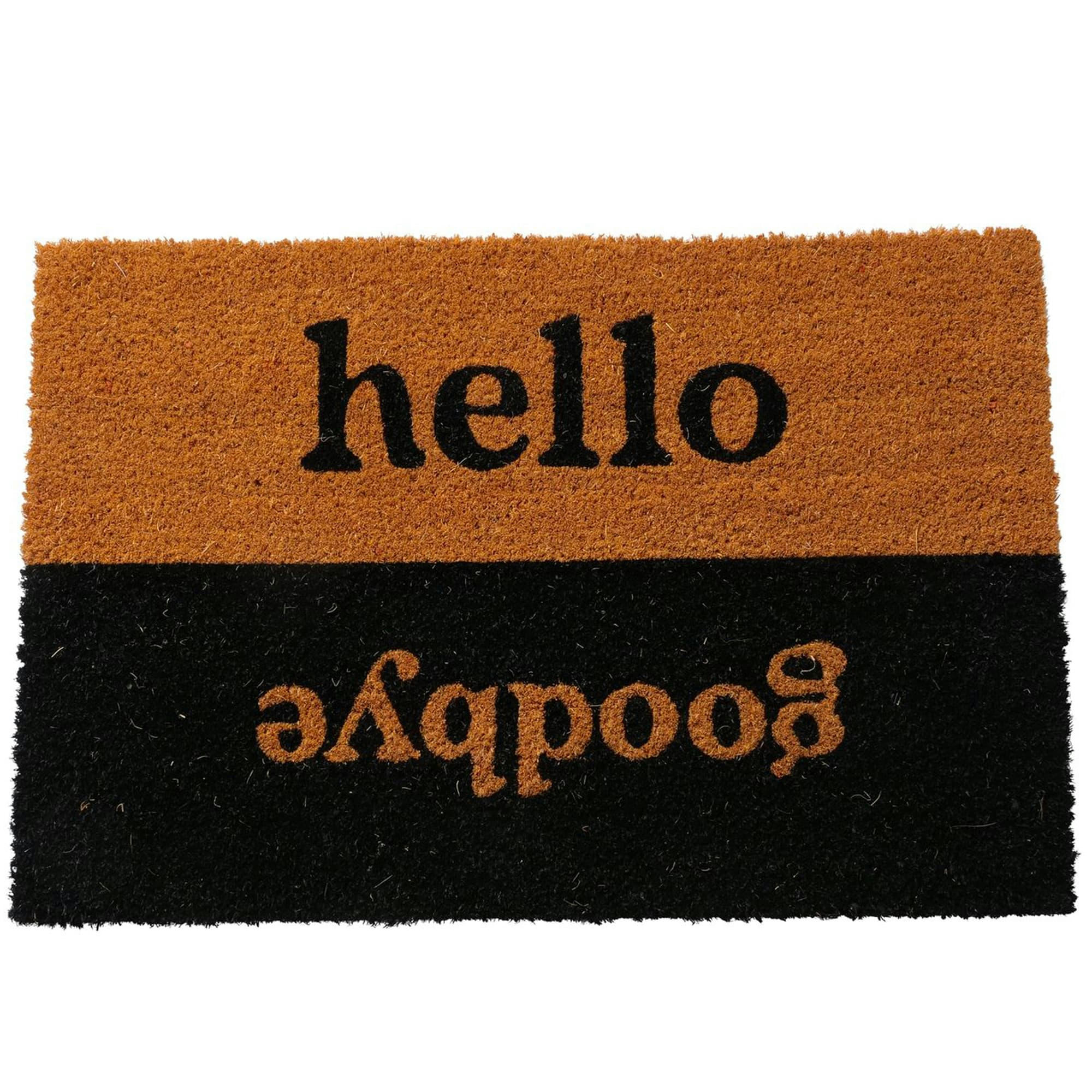 - Paillasson coco Hello Goodbye 60x40x1.5cm