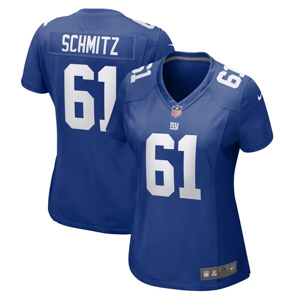 John Michael Schmitz New York Giants Nike Women's Team Game Jersey -  Royal
