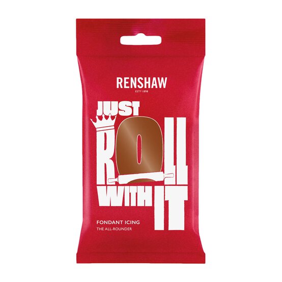 Renshaw Dark Brown Ready To Roll Icing 250g