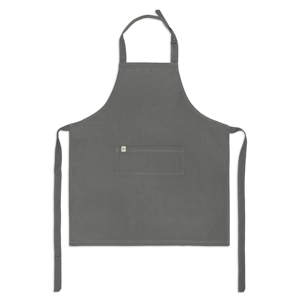 Walra - Keukenschort Cook with Happiness - 75x90 cm - Off Black