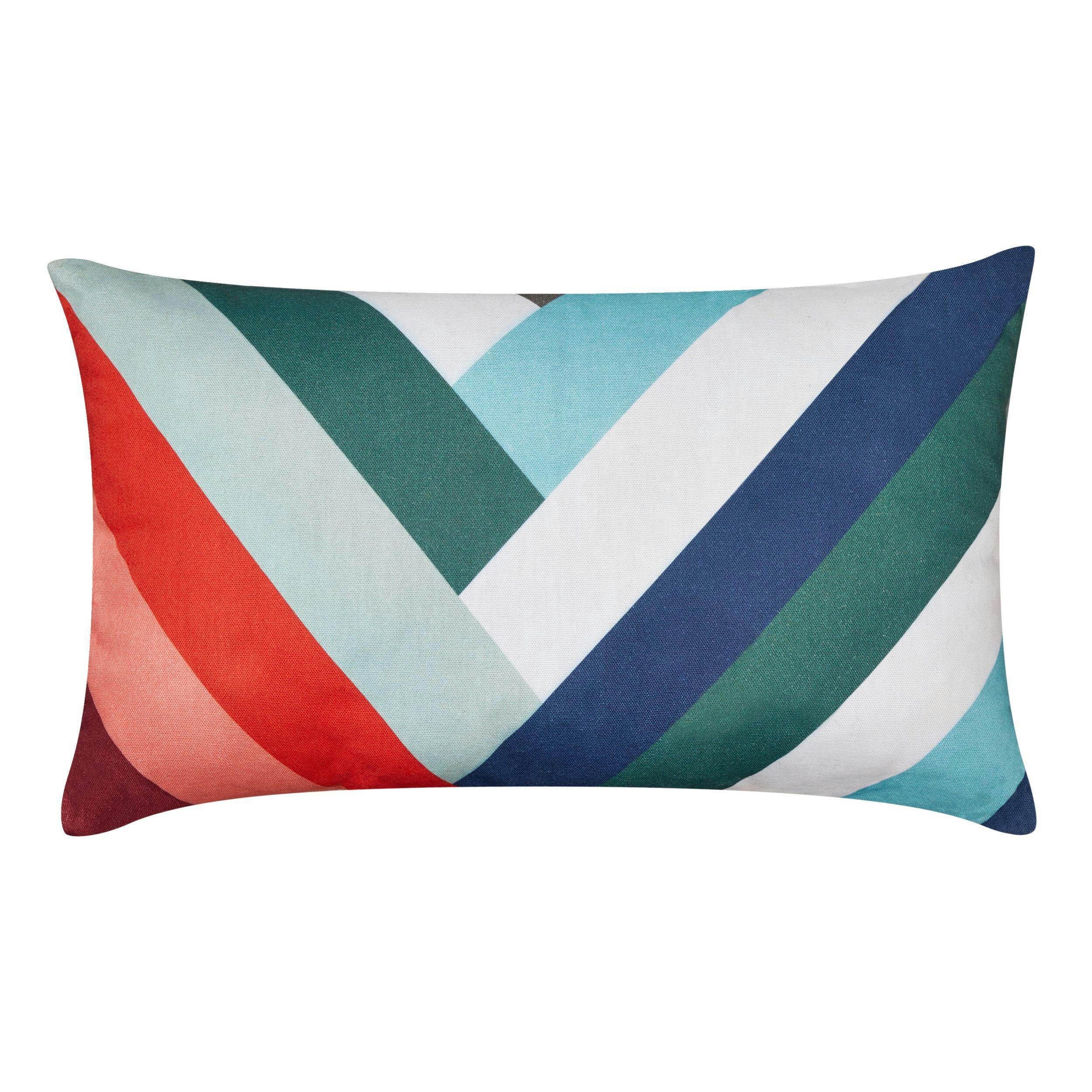 CANVAS Chevron Outdoor & Indoor Pillow, 20 X 12-in