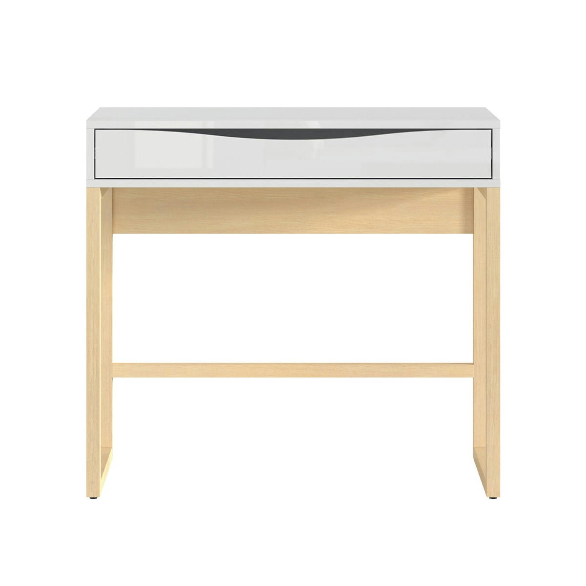 - Bureau console 1 tiroir salome blanc