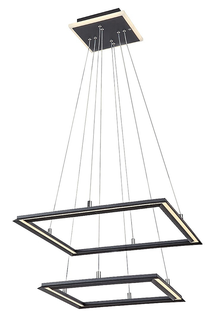 Lampa wisząca SIDONA czarno-biała LED 48W biały ciepły 2450lm IP20 Rabalux