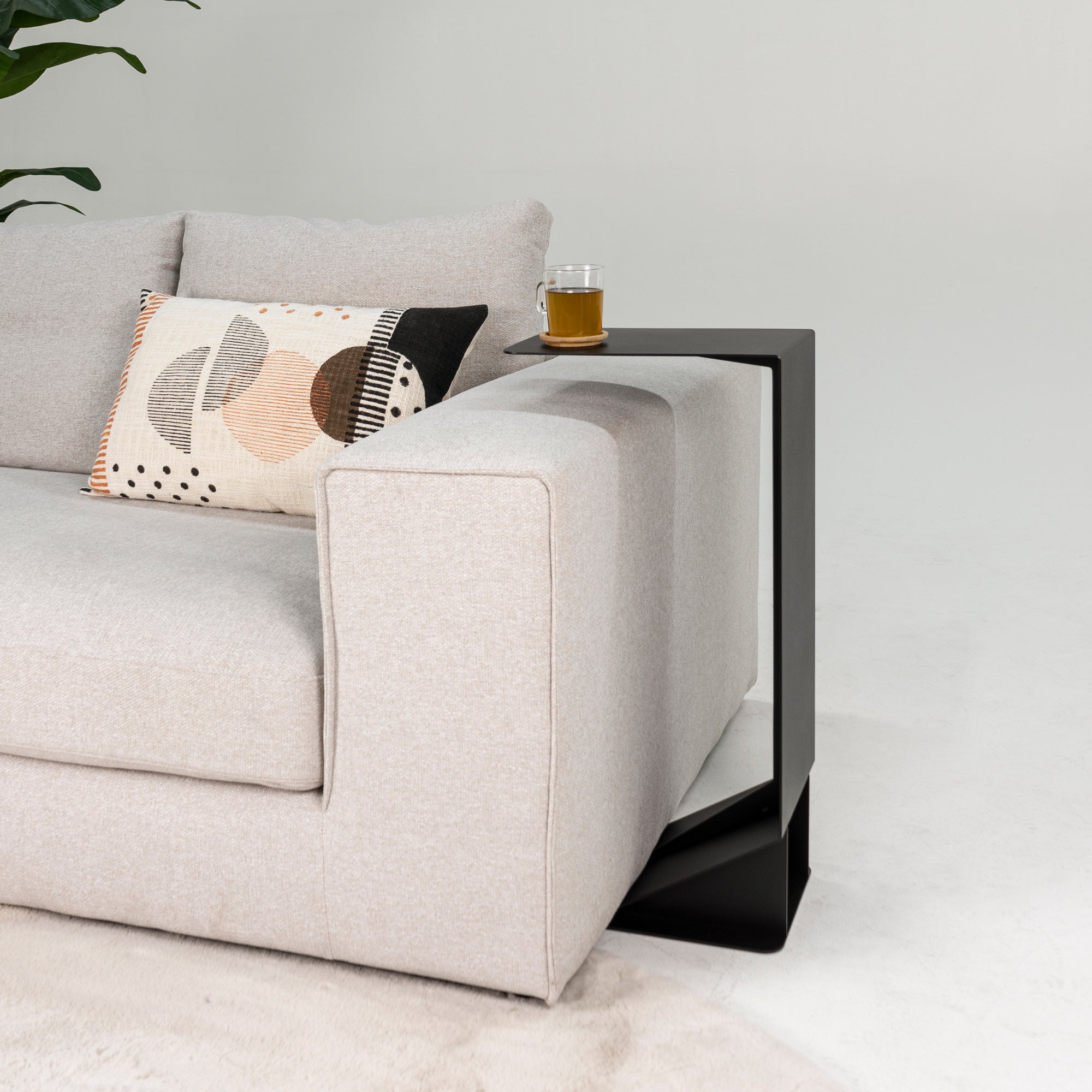 Spinder Design banktafel Bruce - Zwart