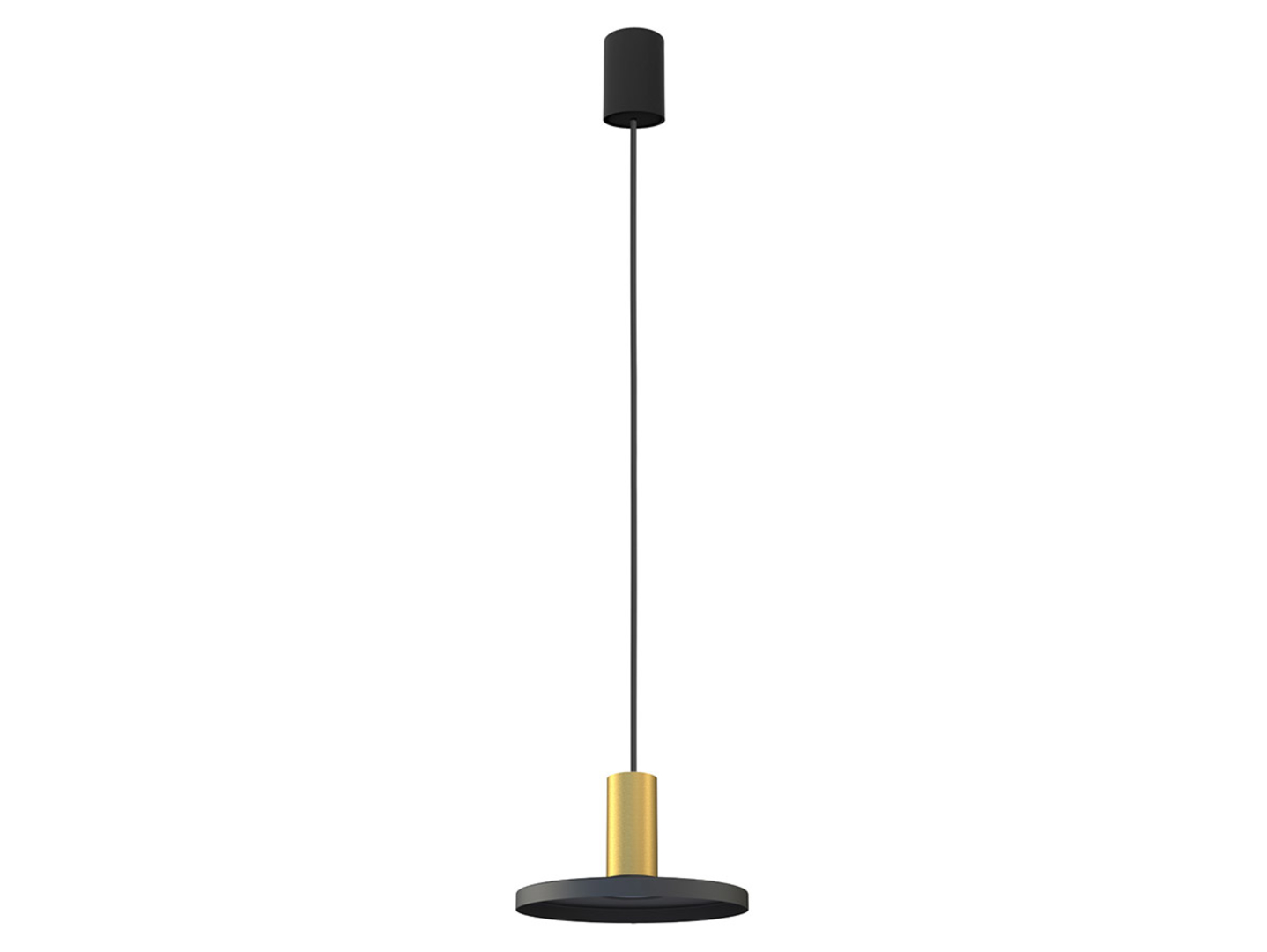 Lampa wisząca Hermanos 20,5 cm stalowa czarna