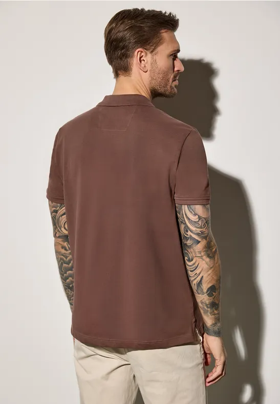 Piqué-Poloshirt mit Logo