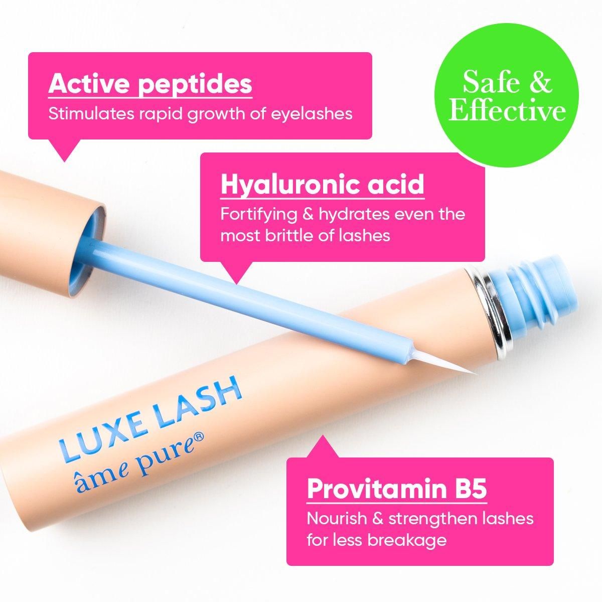 âme pure LUXE LASH - Eyelash Growth Serum For Longer, Thicker & Fuller Lashes